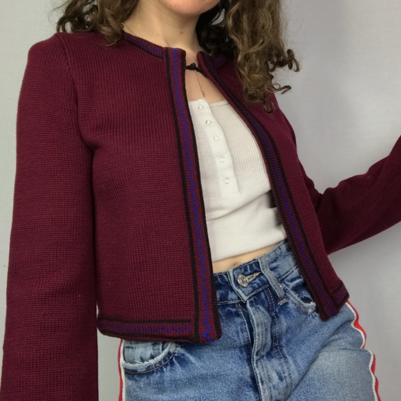 Vintage Yves Saint Laurent Cardigan Sweater - Picture 2 of 7